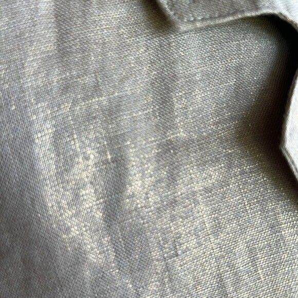 Donna Karan “Urban Safari” Linen Top - NWT! - Picture 4 of 12